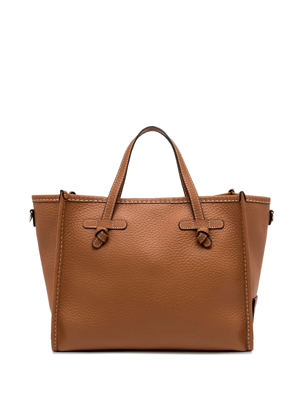 GIANNI CHIARINI Club Marcella leather tote bag Bruin