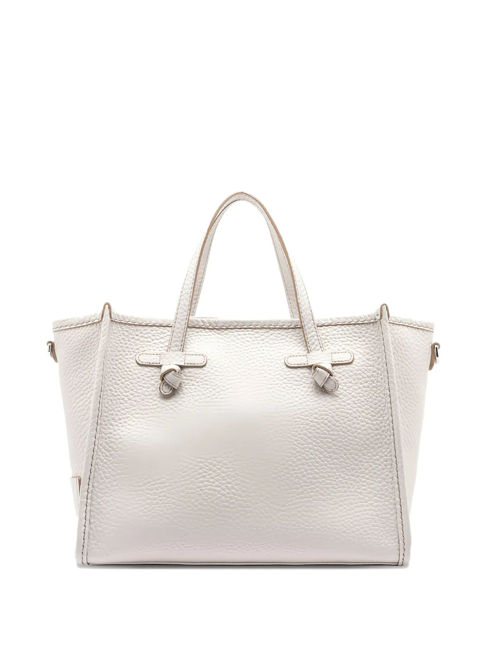 GIANNI CHIARINI Club Marcella leather tote bag Beige