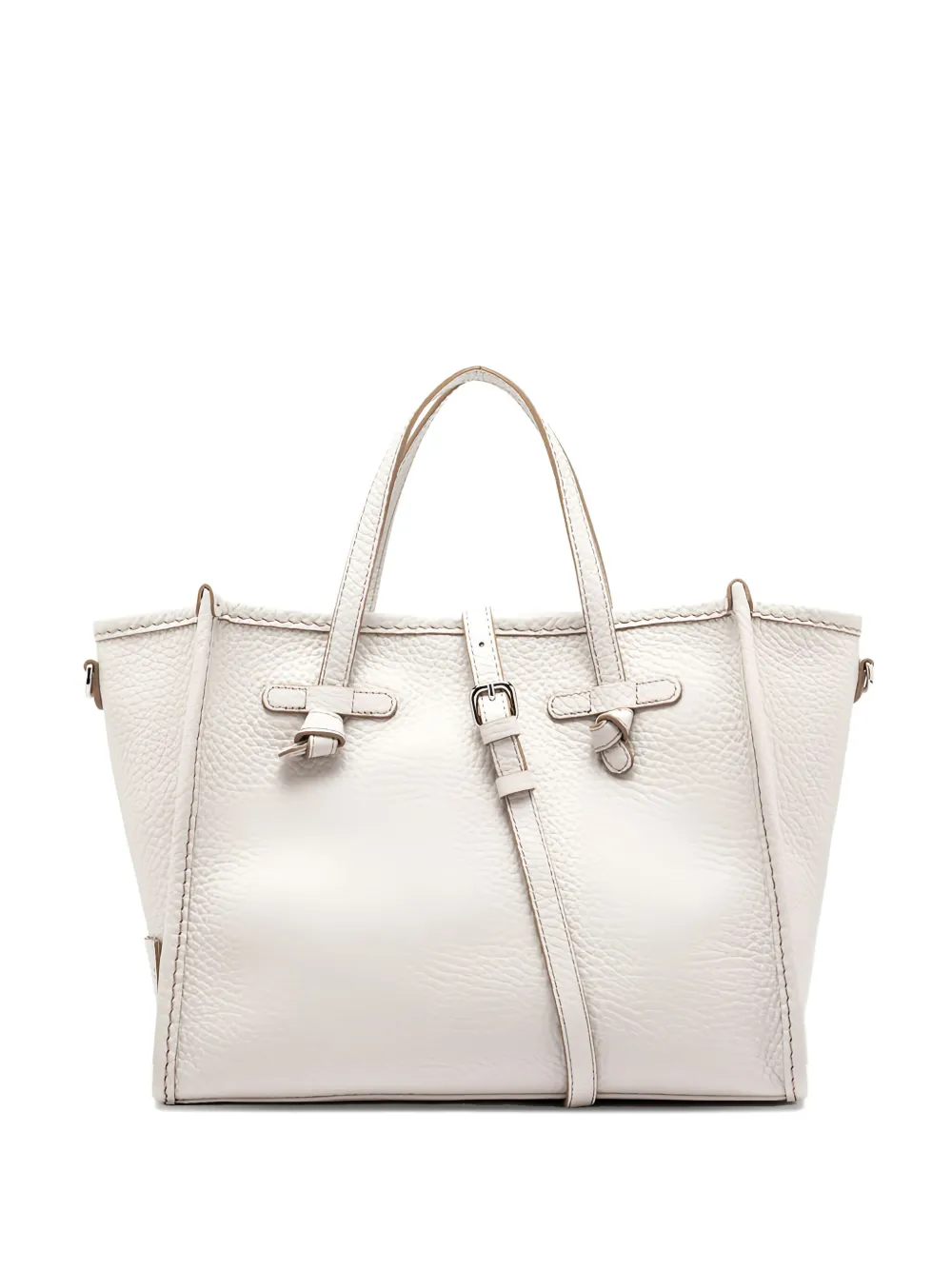 GIANNI CHIARINI Club Marcella leather tote bag Beige