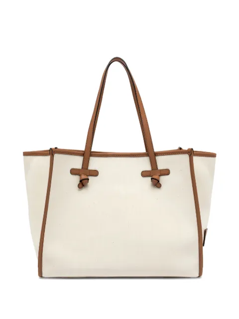 GIANNI CHIARINI Marcella leather-trimmed tote bag