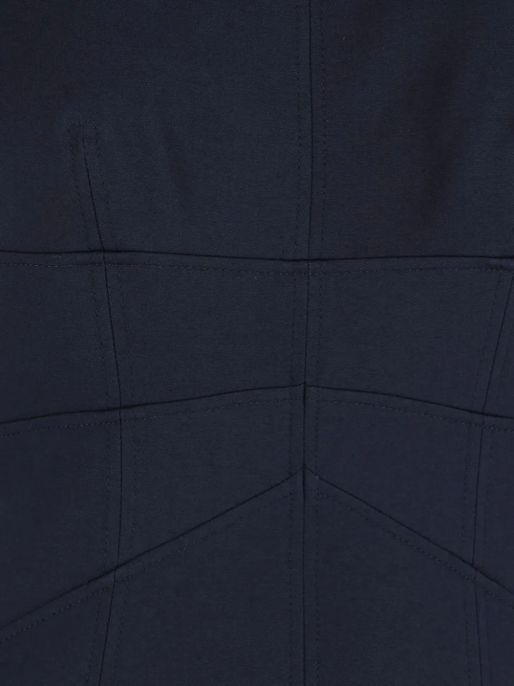 Alexander McQueen Mini-jurk met gesmockte mouwen Blauw
