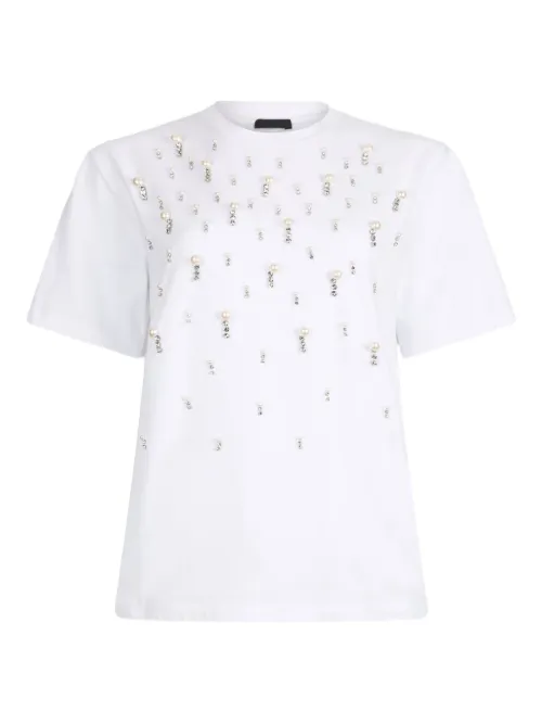 T-shirt à détails de clous - LIU JO - Modalova