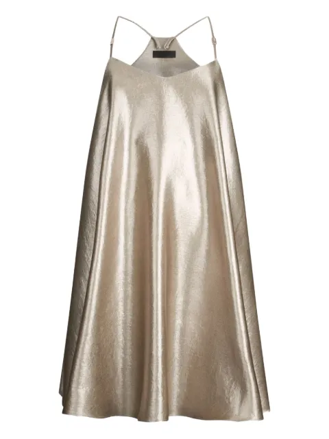LIU JO Vestido de crepe laminado