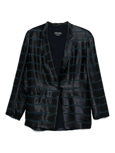 Giorgio Armani Pre-Owned 2000s striped blazer