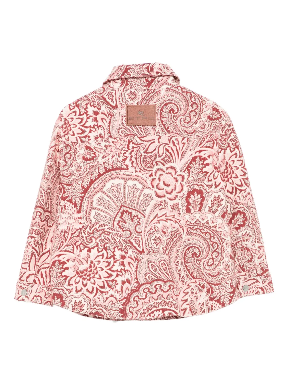 ETRO KIDS Donsjack met paisley-print Roze