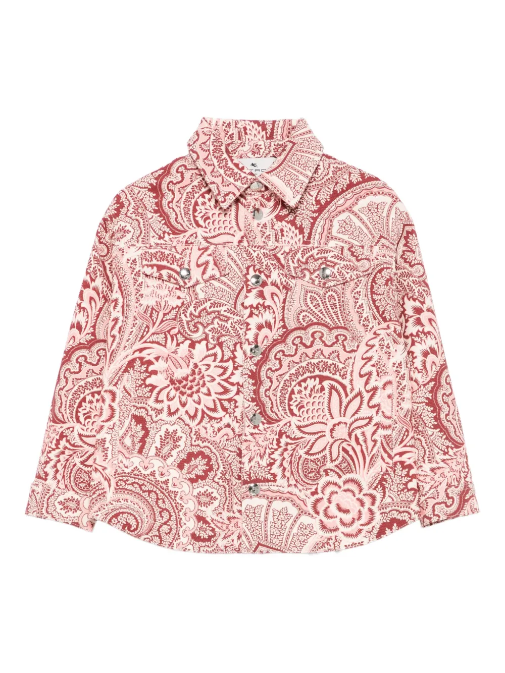 ETRO KIDS Donsjack met paisley-print Roze