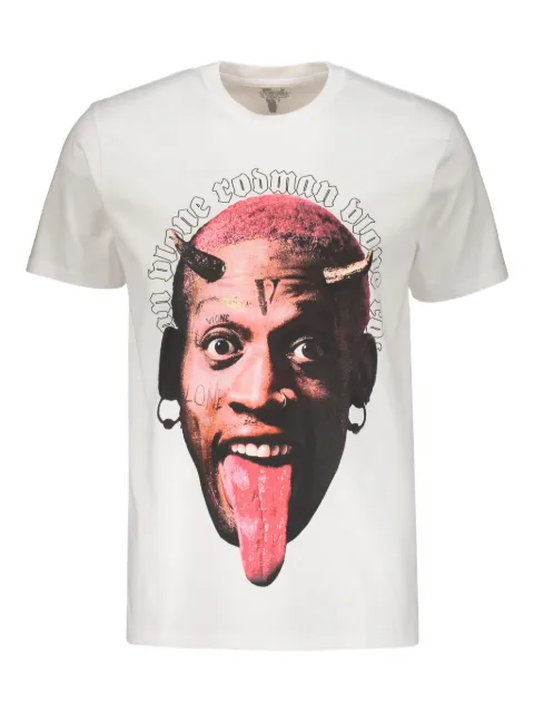Vlone rodman print cotton T-shirt