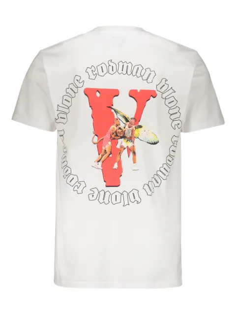 Vlone rodman print cotton T-shirt