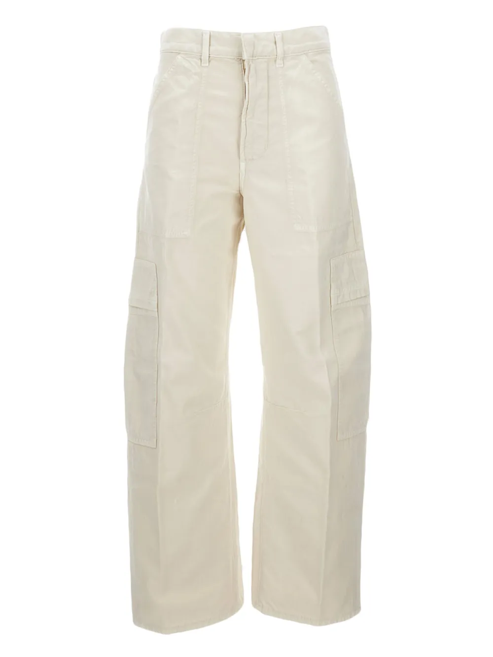 Marcelle Low Slung large-pocket cargo trousers