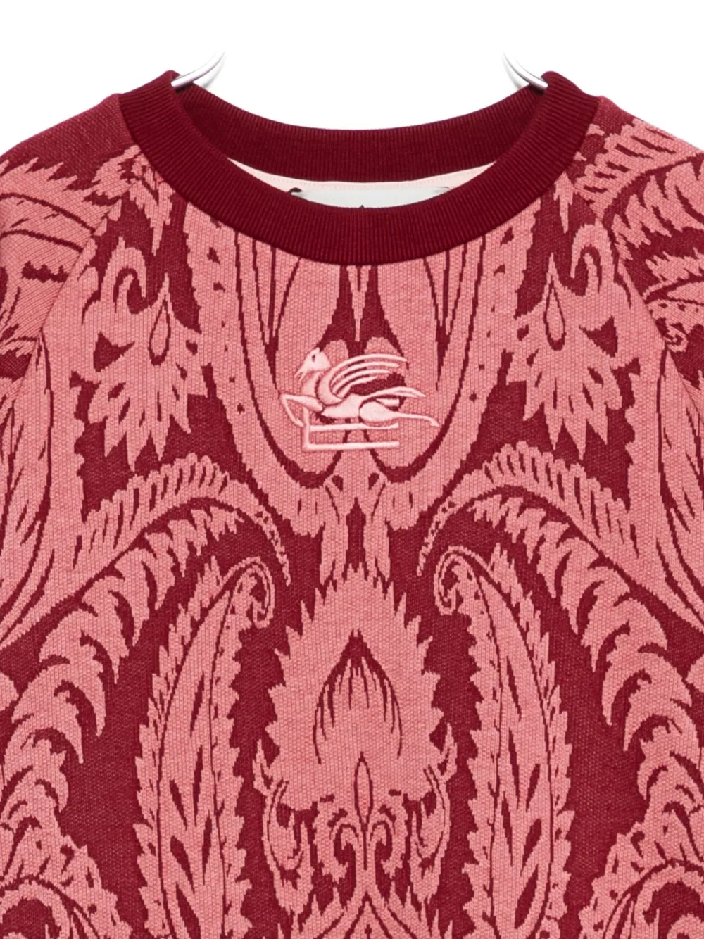 ETRO KIDS Flared mini-jurk met paisley-print Roze