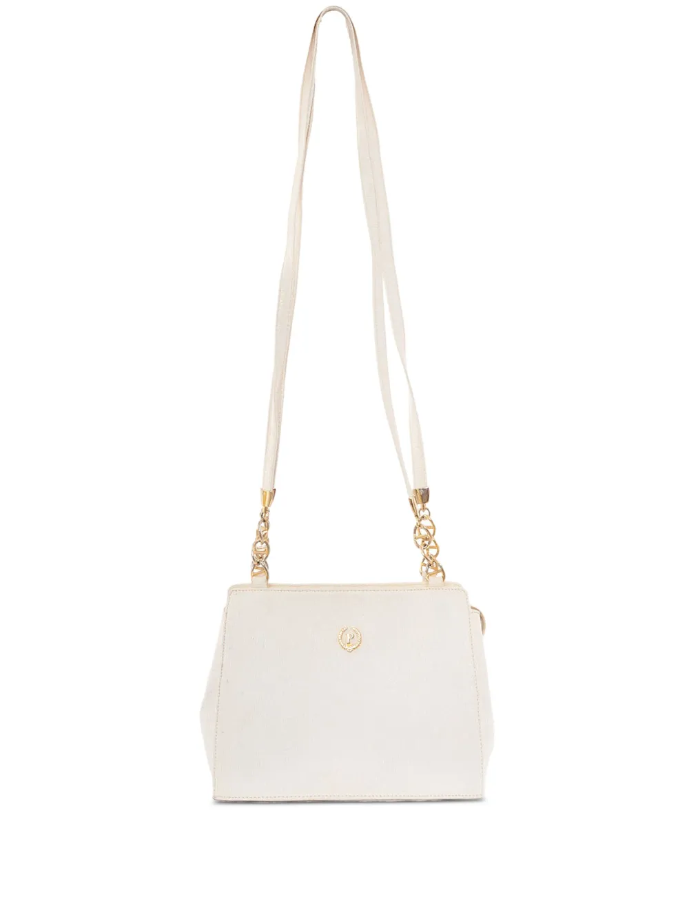 PIUME leather chain-strap shoulder bag | White | Image 1
