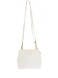 PIUME leather chain-strap shoulder bag - White