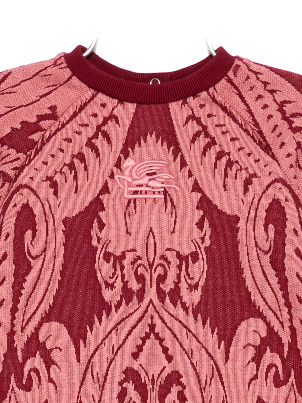 ETRO KIDS Flared mini-jurk met print Roze