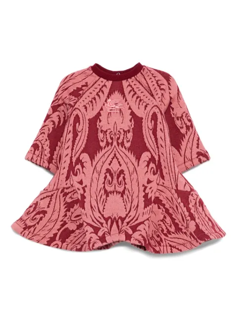 ETRO KIDS printed flared mini dress