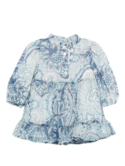 ETRO KIDS paisley ruffled dress