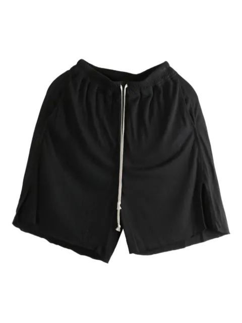 Rick Owens drawstring side-split shorts