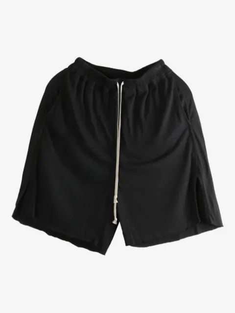 Rick Owens drawstring side-split shorts