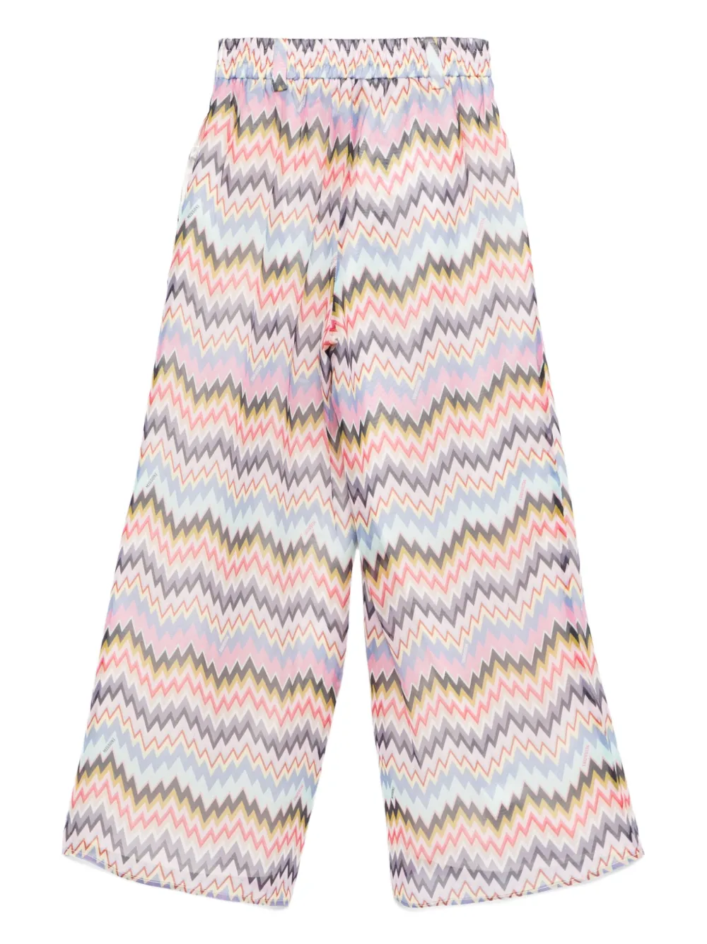 Missoni Kids zig-zag print trousers | Boys Casual Trousers | Image 2