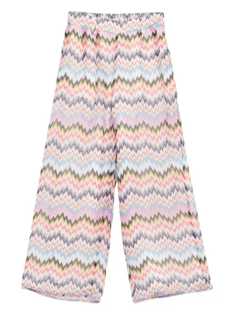 Missoni Kids Calça com estampa chevron