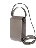 Merryl Tielman Frank top-handle flap cross body bag - Grey