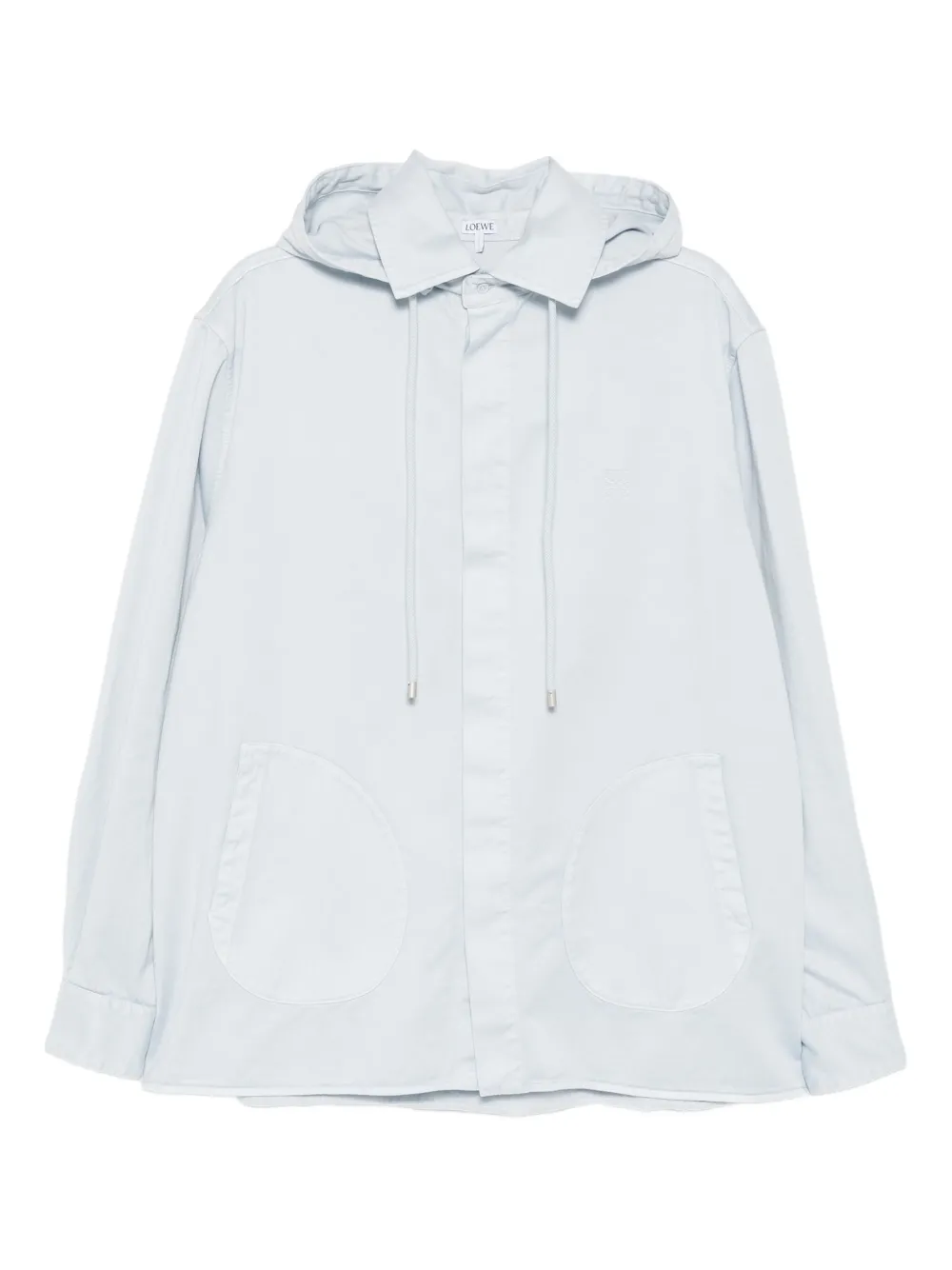 hooded shirt jacket