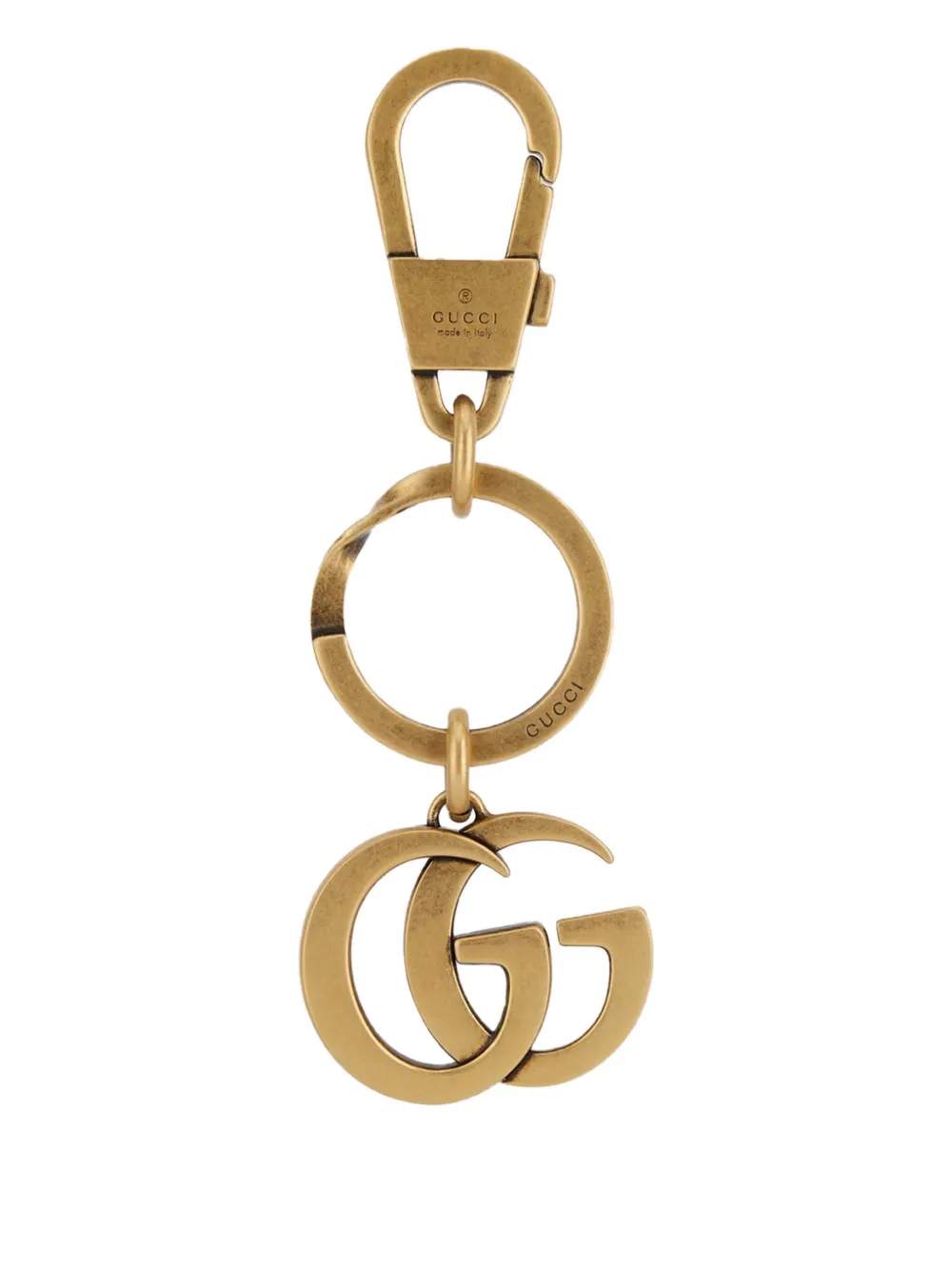 Gucci double-G keyring Goud