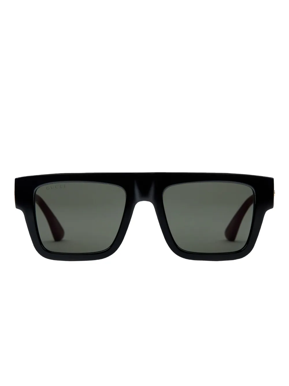 Gucci stripe-embellished sunglasses Zwart