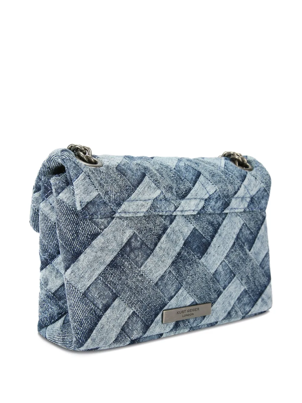 KG Kurt Geiger mini Kensington crystal-embellished chain bag | Mini Bags | Image 2