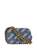 KG Kurt Geiger small Kensingtin denim chain-strap crossbody bag - Blue