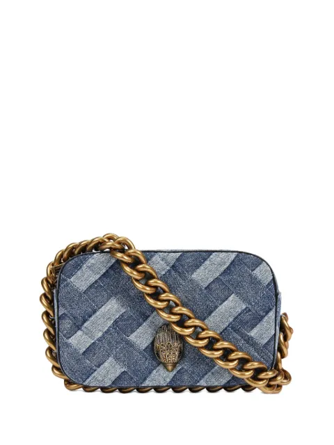 KG Kurt Geiger small Kensingtin denim chain-strap crossbody bag