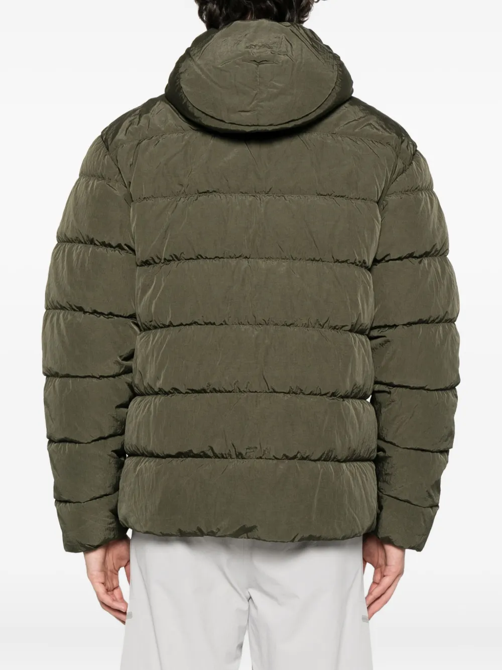 C.P. Company Donsjack met capuchon Groen