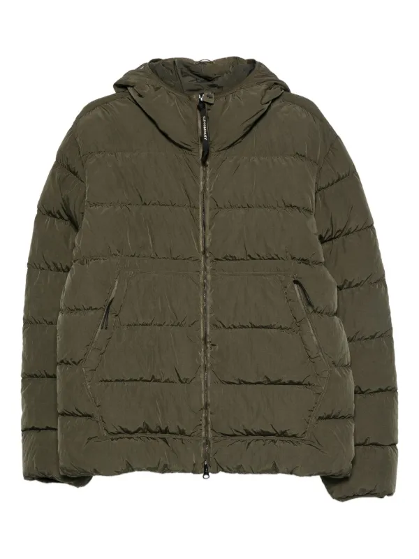 C.P. Company フーデッド パデッドジャケット | グリーン | FARFETCH JP