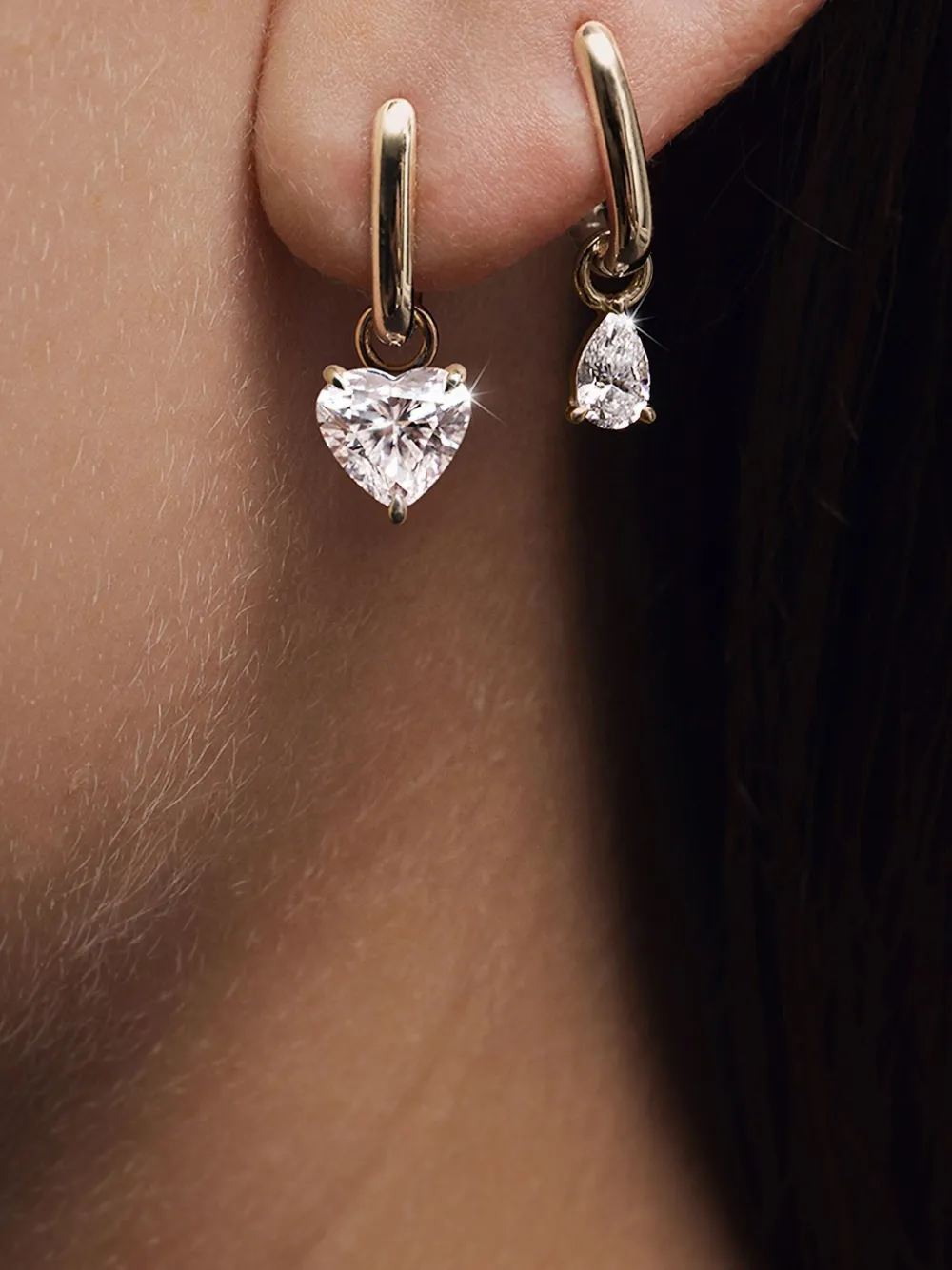 LOEV  14K yellow gold Allday diamond earrings | Fine Jewellery | Image 2