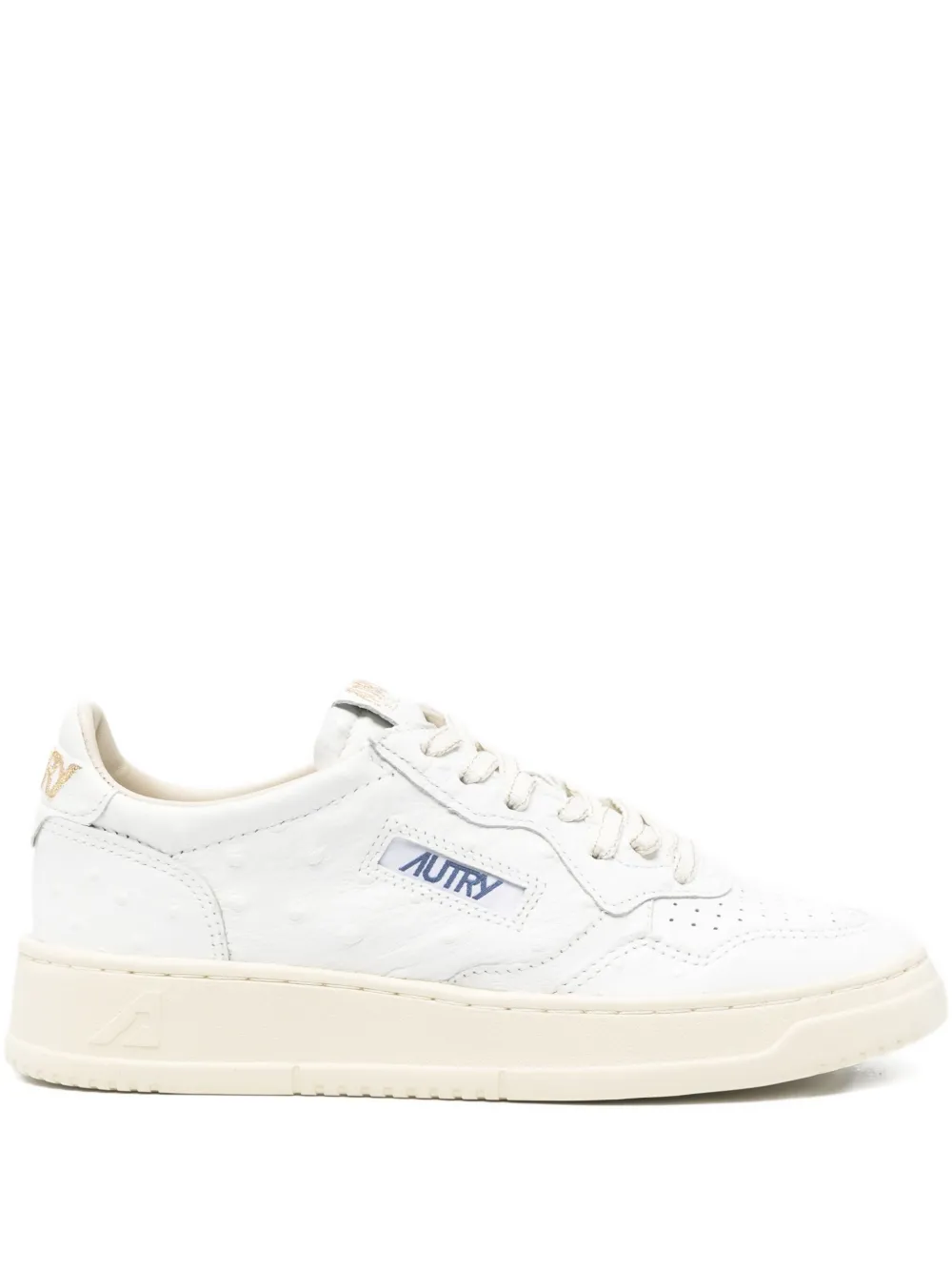 Autry Medalist leather trainers White