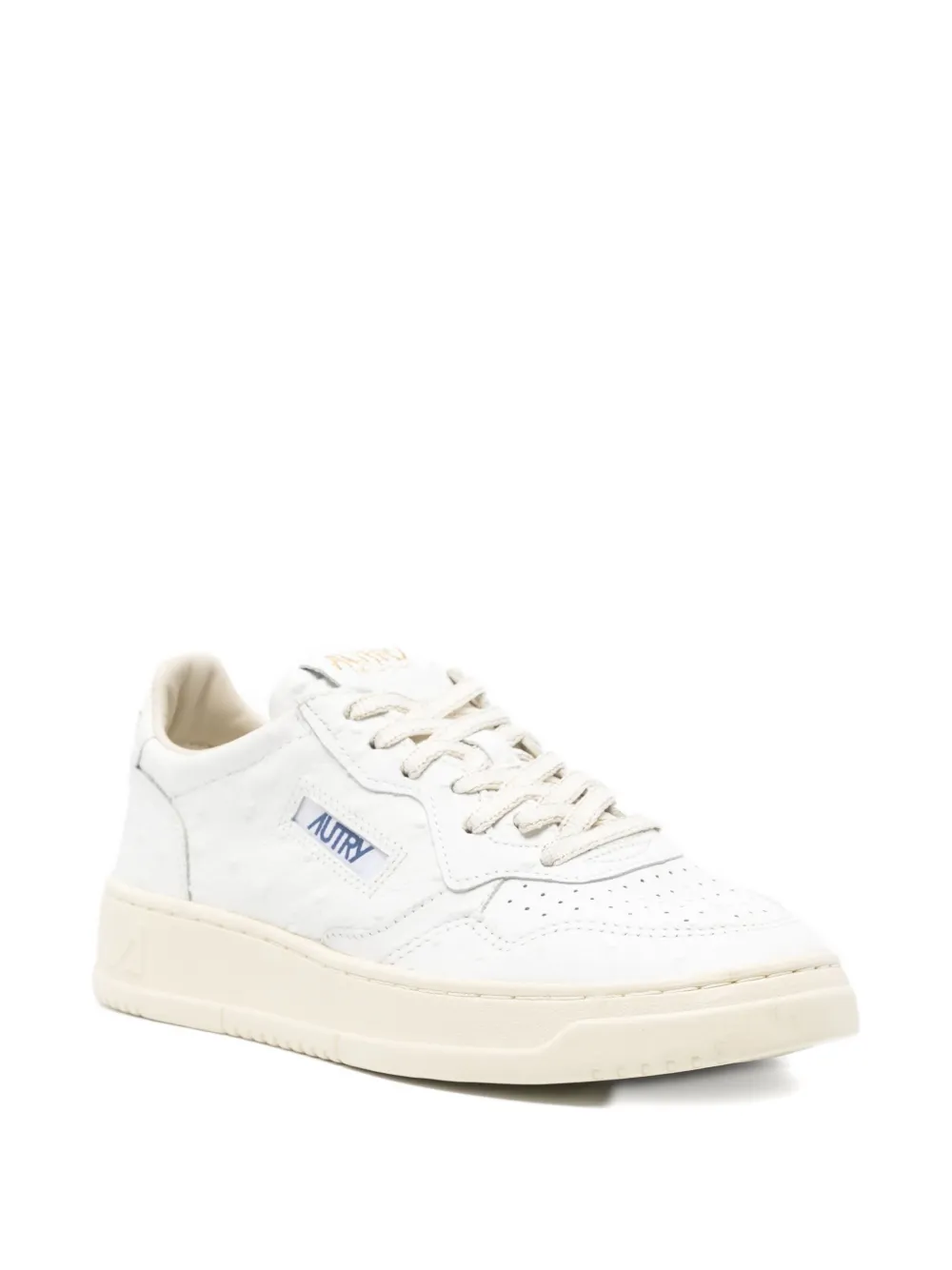Autry Medalist leather trainers White