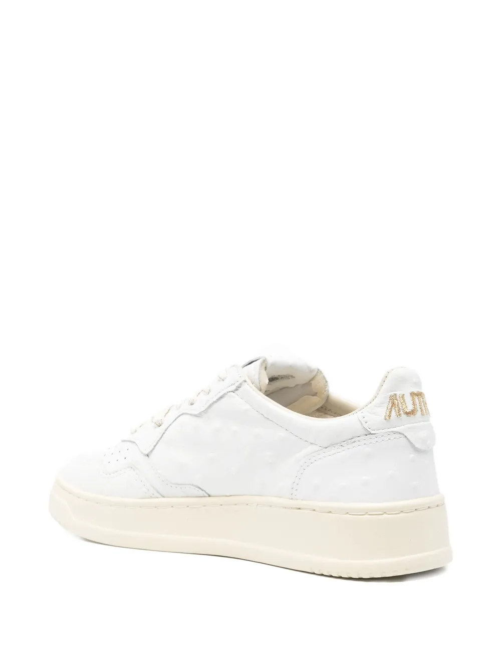 Autry Medalist leather trainers White