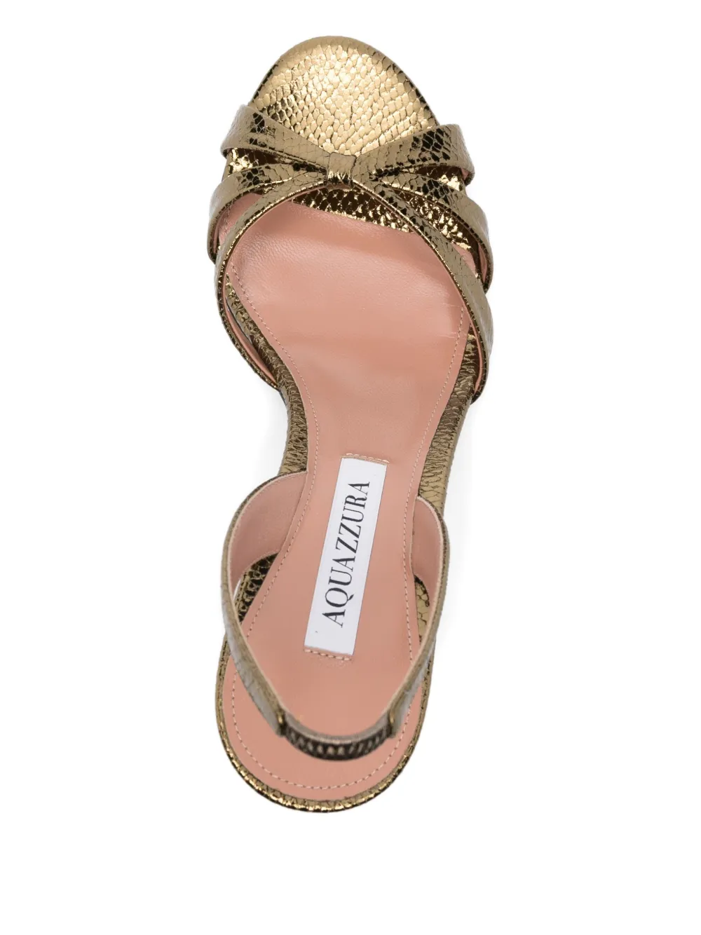 Aquazzura 85mm Tati slingback sandals Green
