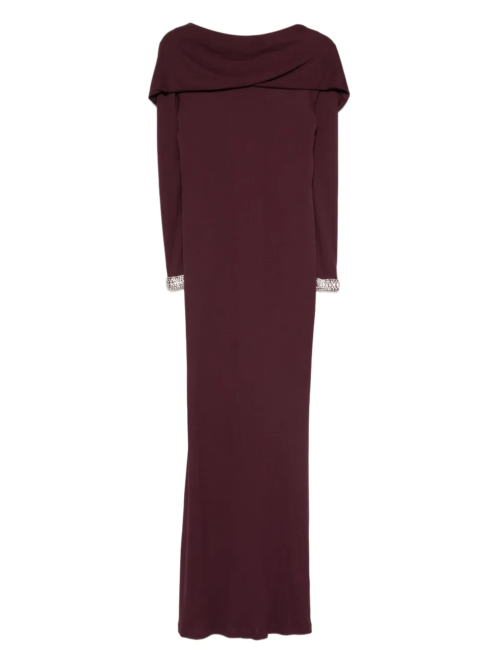 STEPHANE ROLLAND embellished-cuffs maxi dress | Purple | Image 1