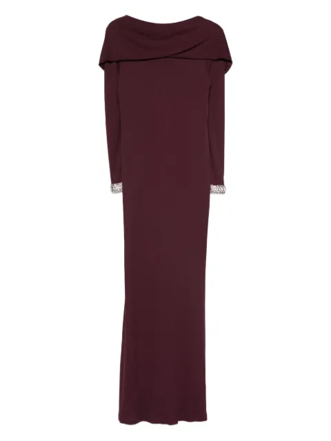 STEPHANE ROLLAND embellished-cuffs maxi dress