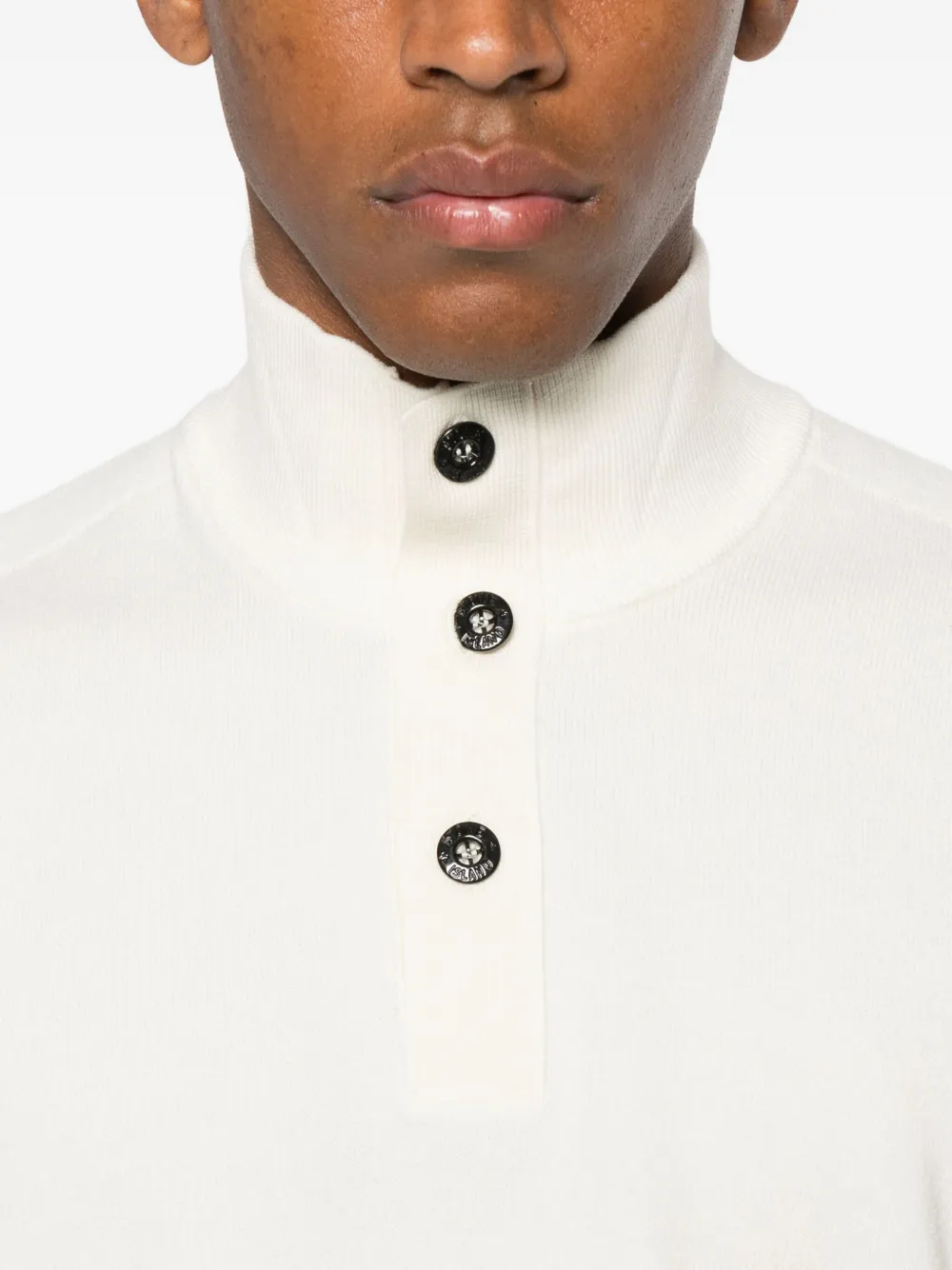 Stone Island virgin wool-blend jumper Wit