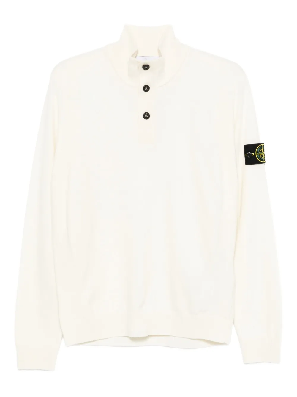 Stone Island virgin wool-blend jumper Wit