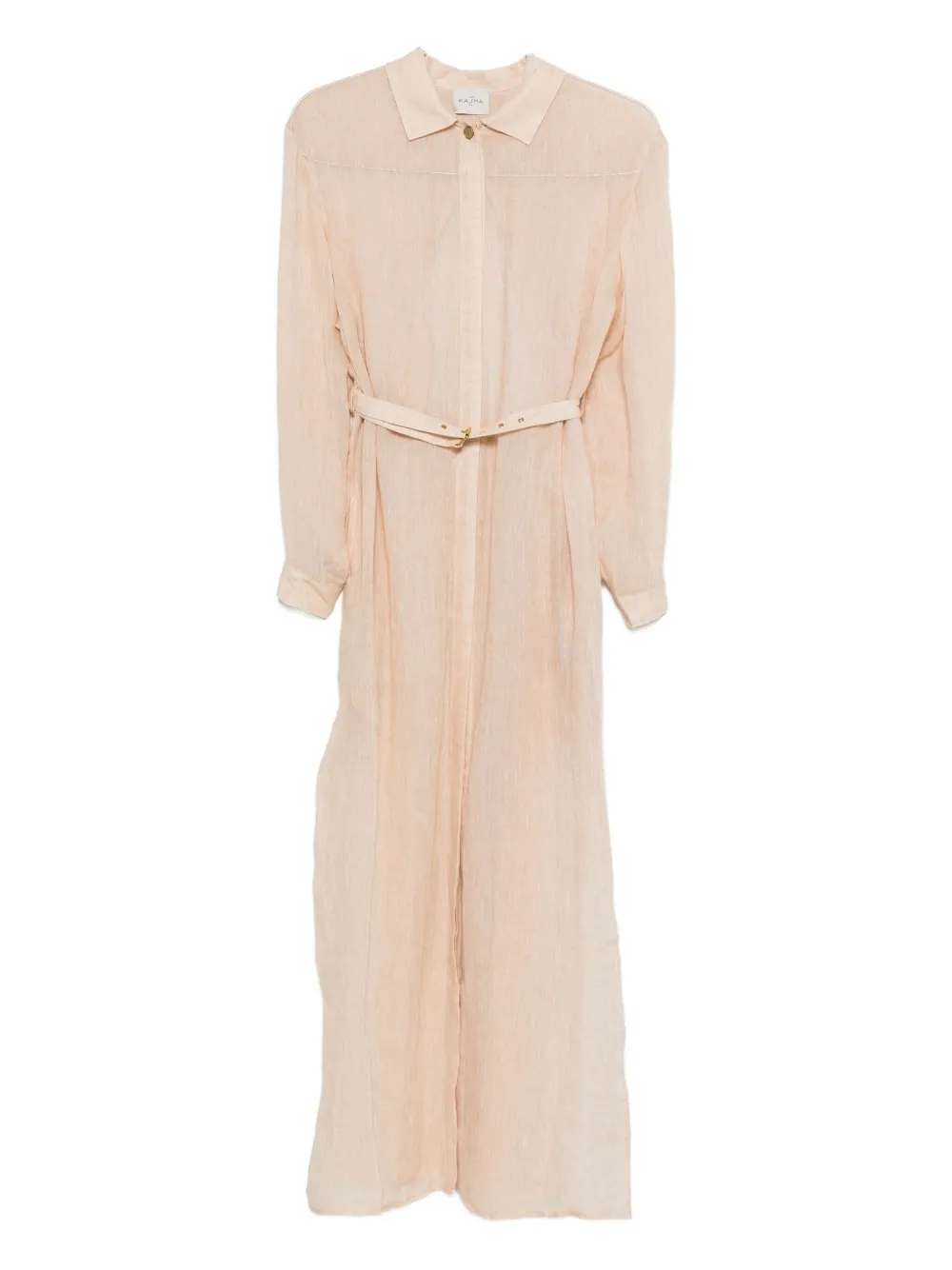 Le Kasha Linen Dress In Neutral