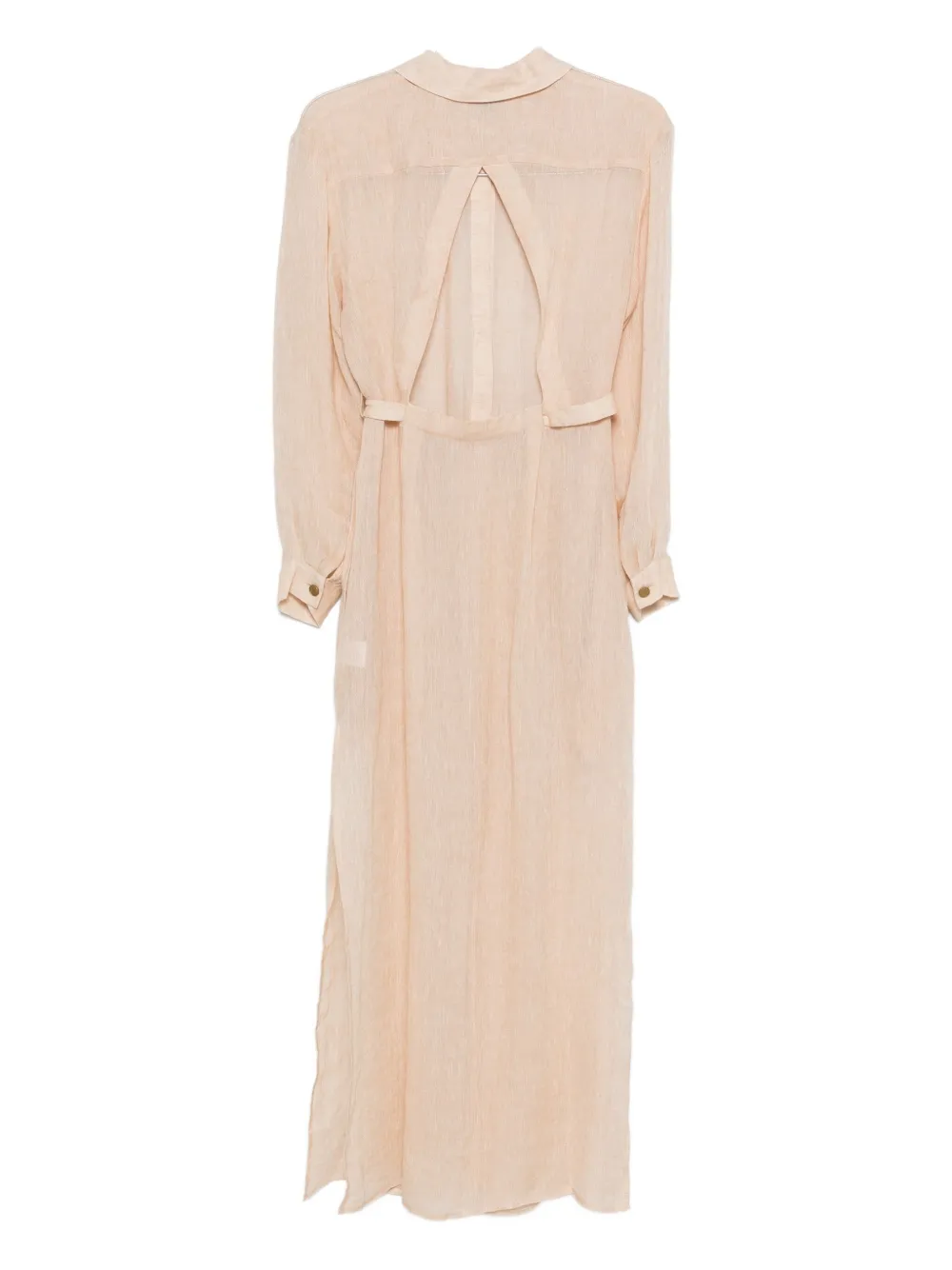 Le Kasha Linen Dress In Neutral