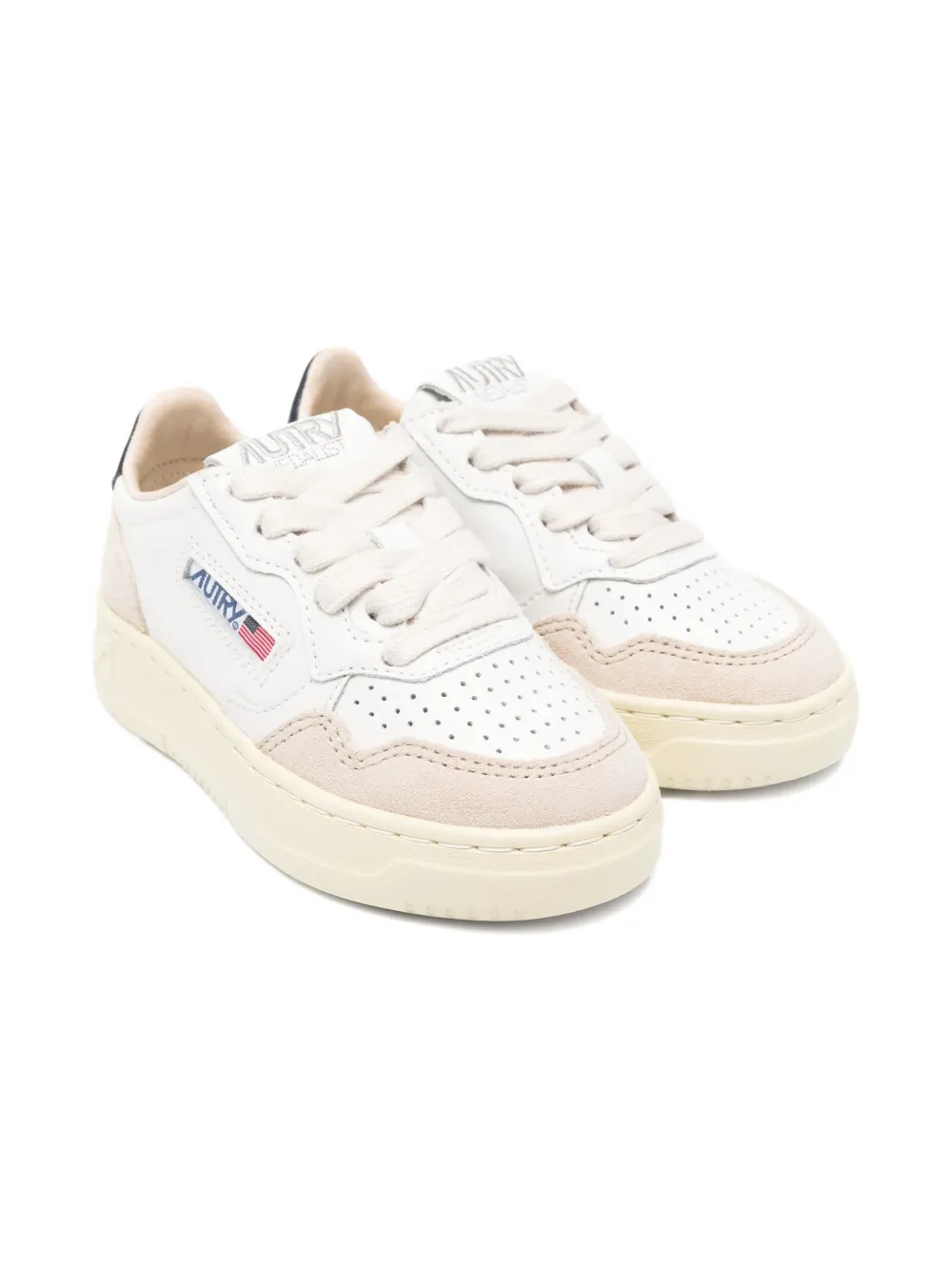 Autry Kids perforated leather sneakers White