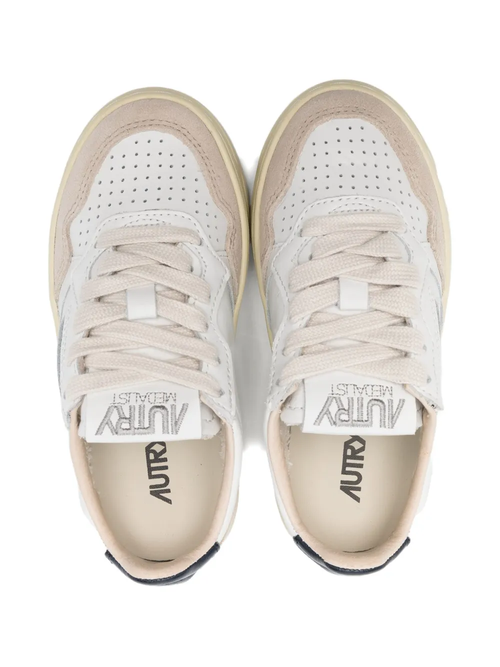Autry Kids perforated leather sneakers White