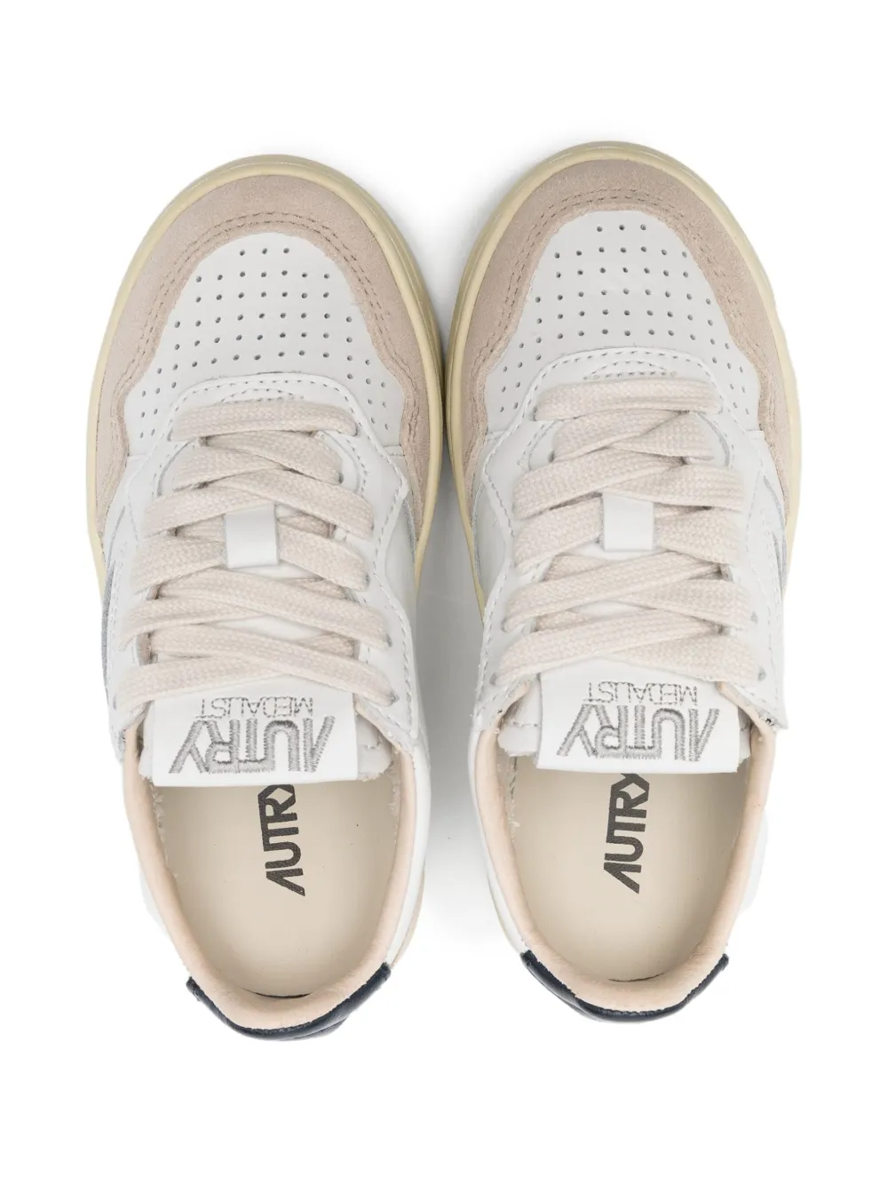 Autry Kids perforated leather sneakers White