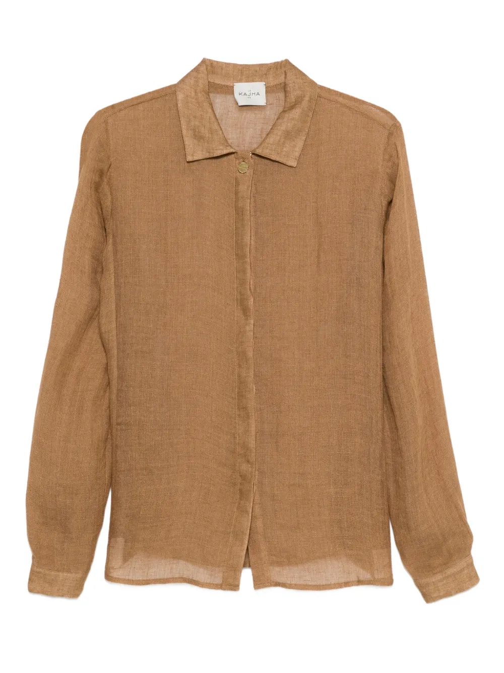 button-down linen shirt