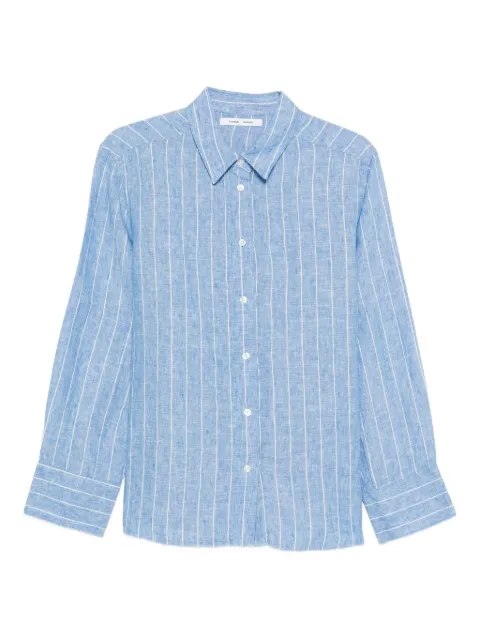 SAMSOE SAMSOE striped linen shirt