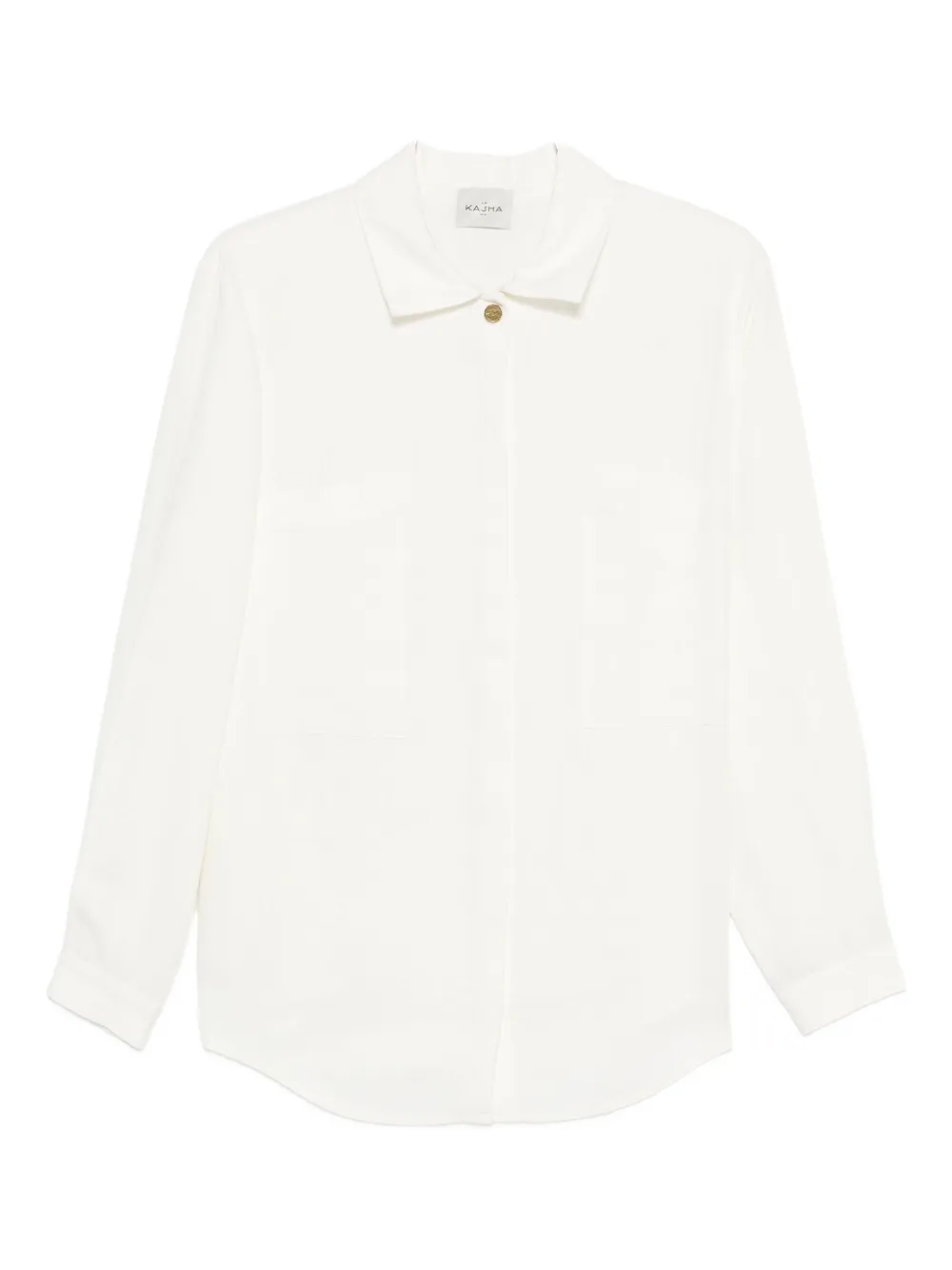 Le Kasha Button-fastening Linen Shirt In White
