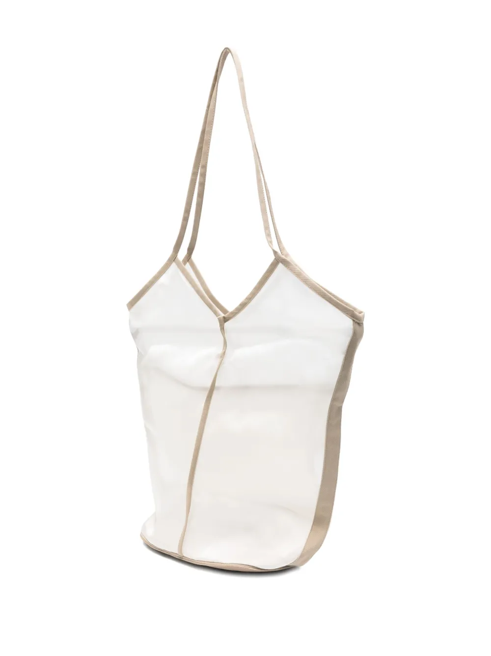 Hereu double-handle tote bag Beige
